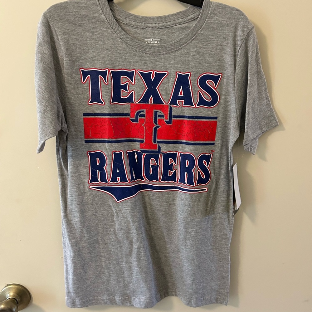 Majestic Kids Large Texas Rangers Tee